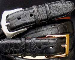 BLACK Alligator Belt