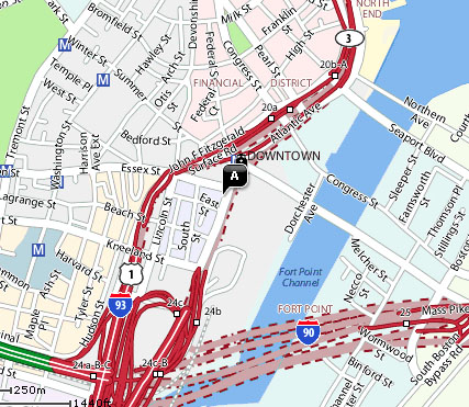 Boston Office Map Boston Office Map